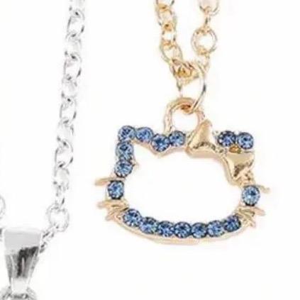 HK Diamond Cat Necklace